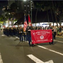 SJC Regimental Band Marches in Pearl Harbor Parade